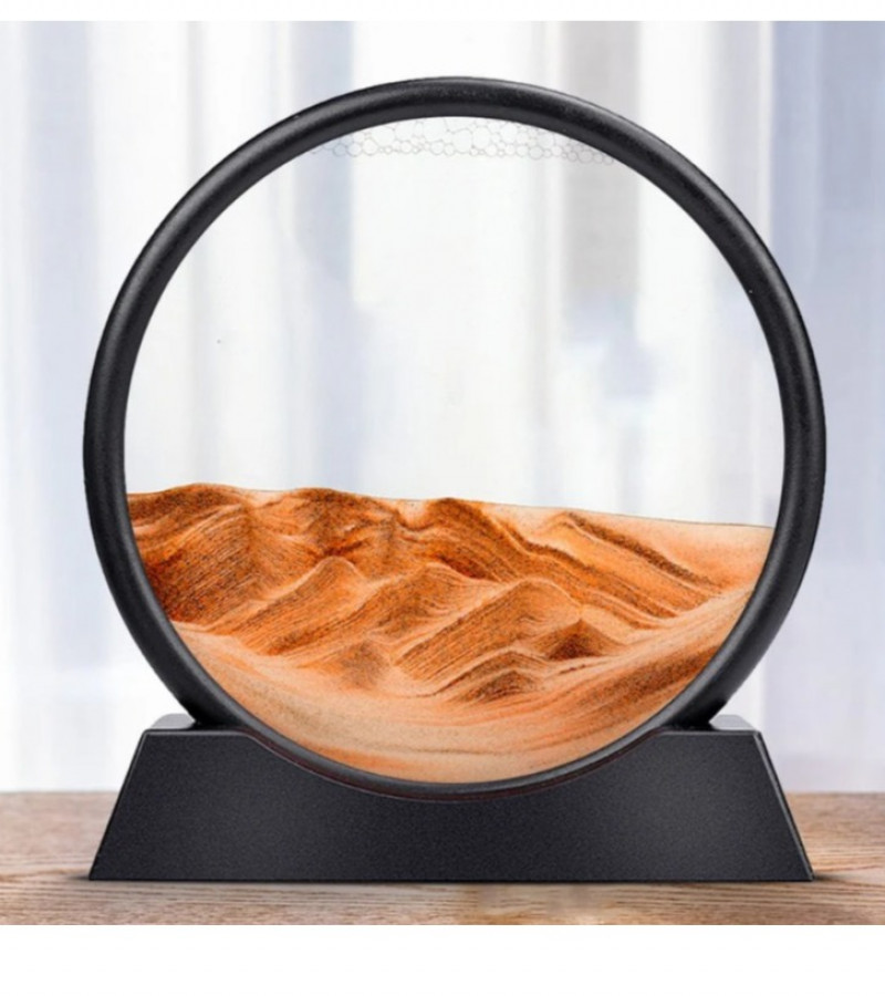Sandscape - 12 inch - Deep Sea Sandscape - Sand Art - 3d Moving Sand Art - Hourglass - Sandscape Painting - Lamp - Sand Lamp For Gifts And Decoration