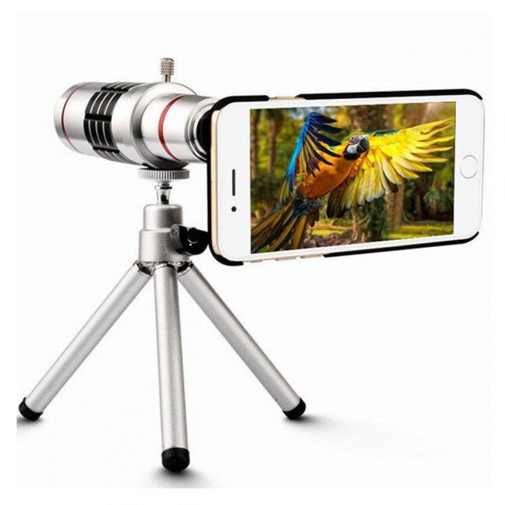 High Definition Smartphone Camera Lens Kit With Tripod & Phone Holder - 18x Zoom