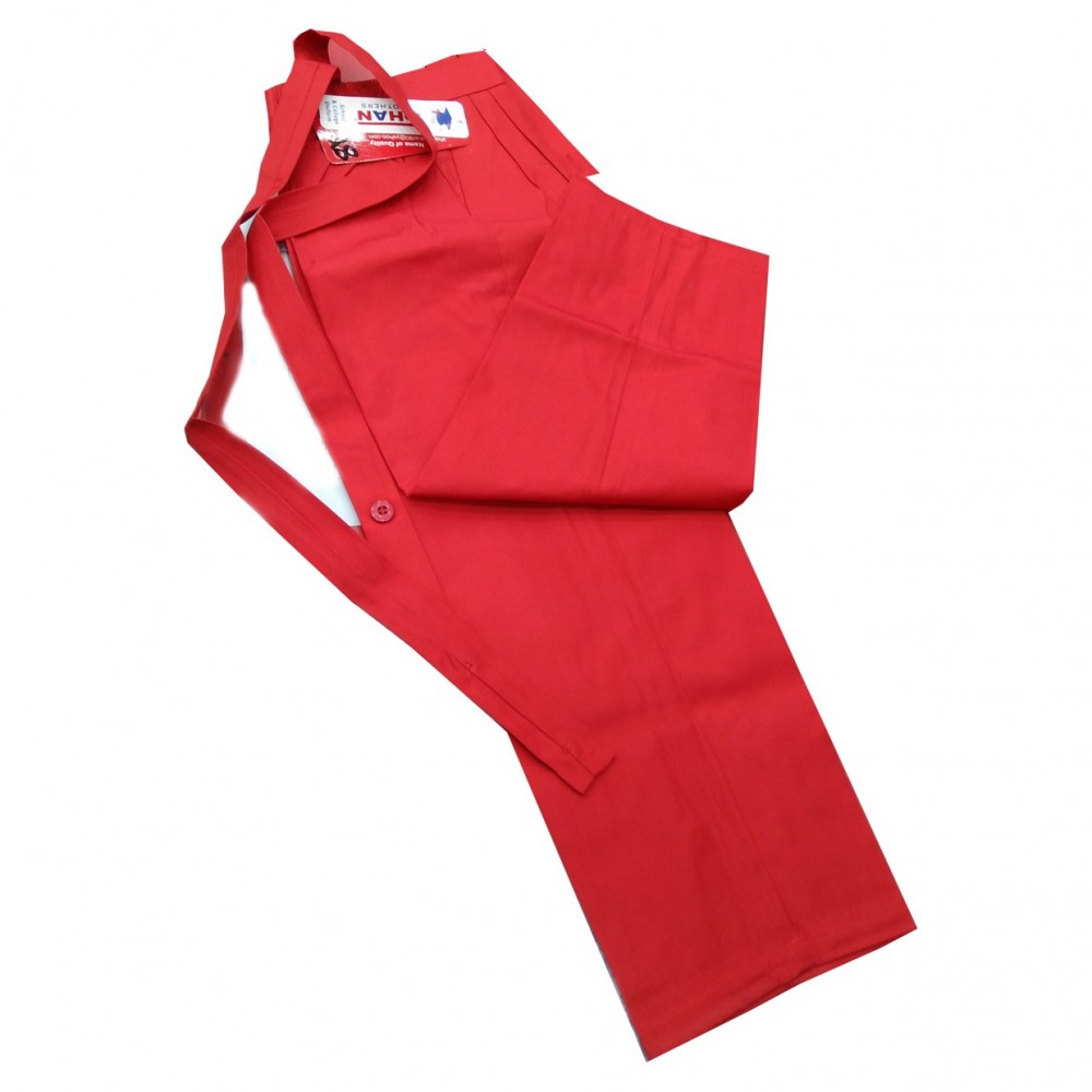 Educator School Uniform Romper For Boys - Red