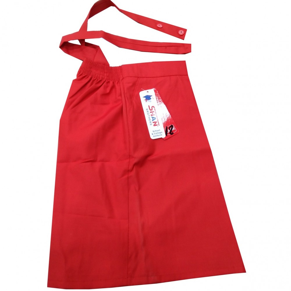 Educator School Uniform Skirt For Girls - Red