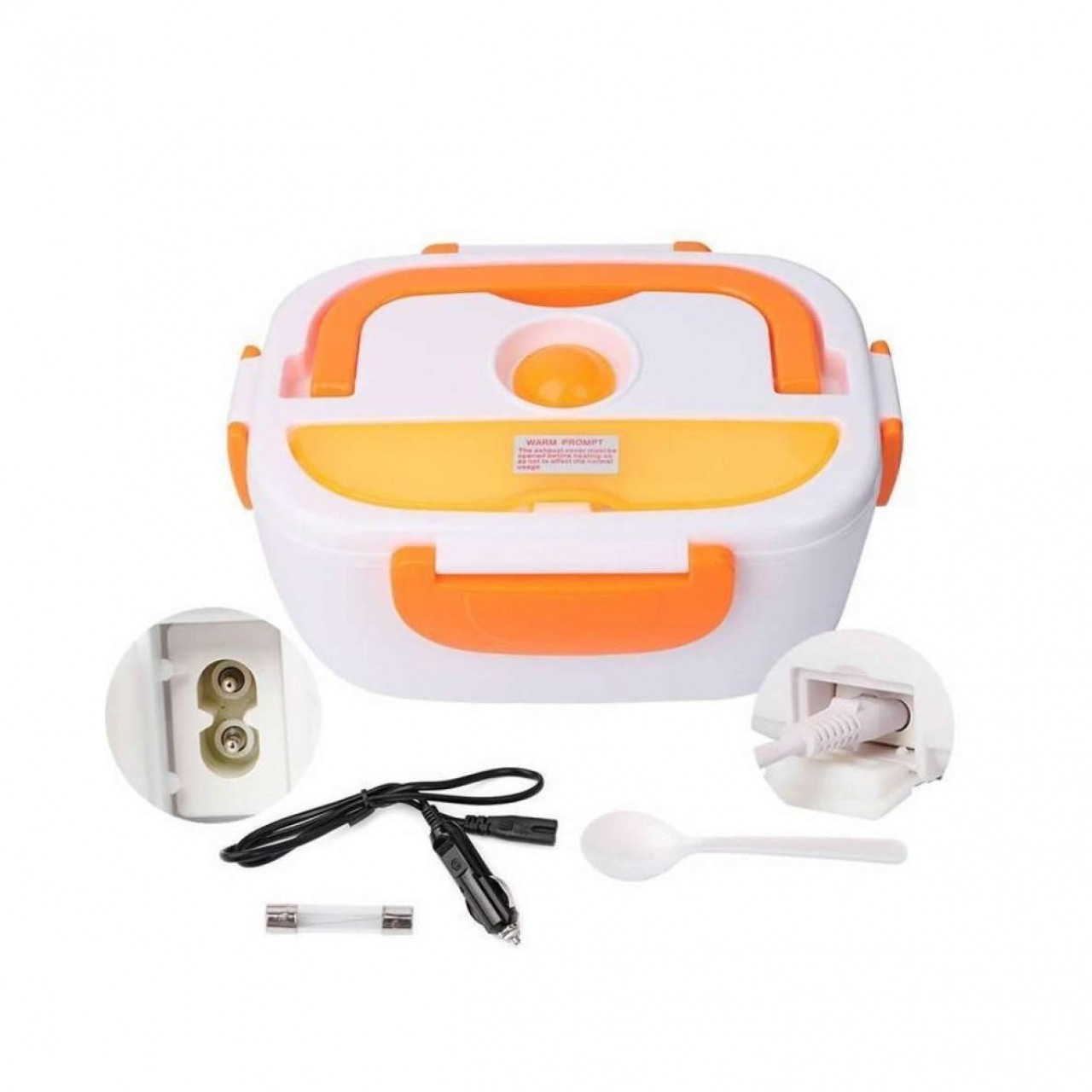 Electric Lunch Box - Multi function Portable Electric Heating Lunch Box - Orange