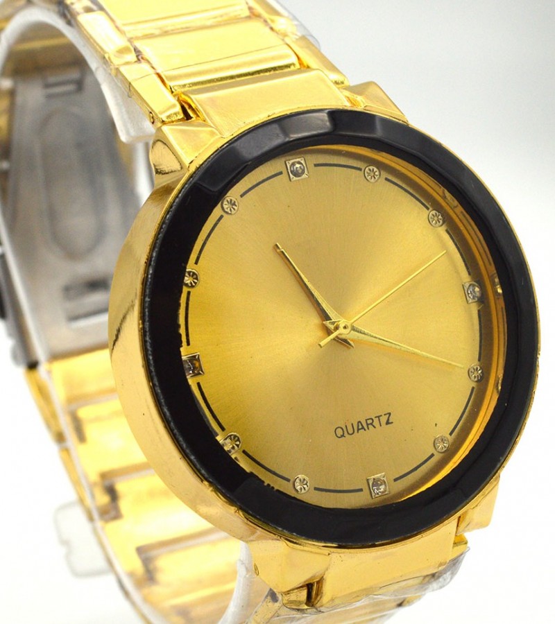 Elegant Golden Watch For Men