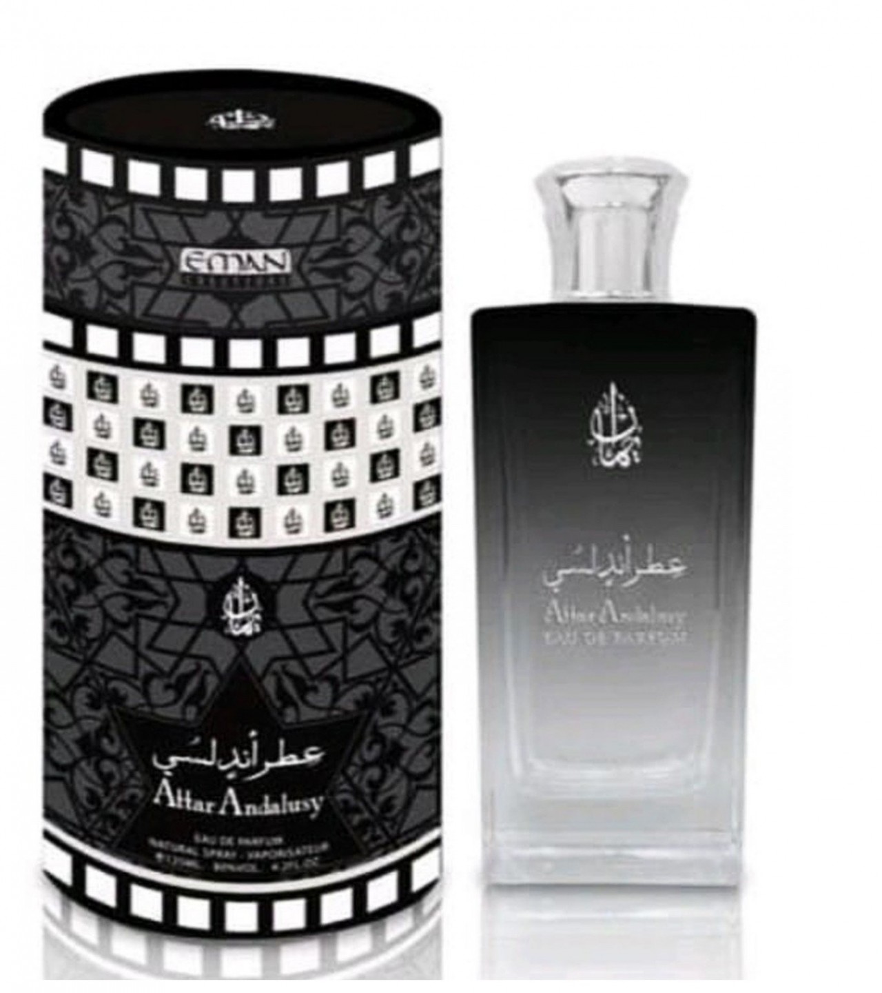 Eman Attar Andalusy Arabic Perfume For Unisex - 125 Ml - Black
