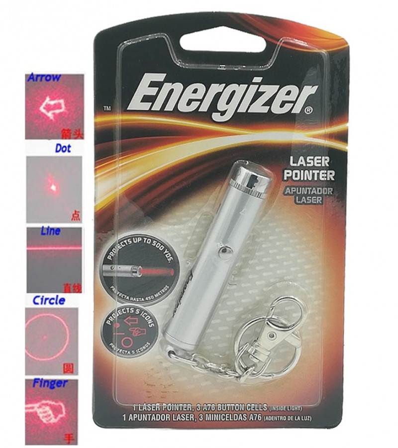 Energizer Pointer Have Five Different icons - Silver