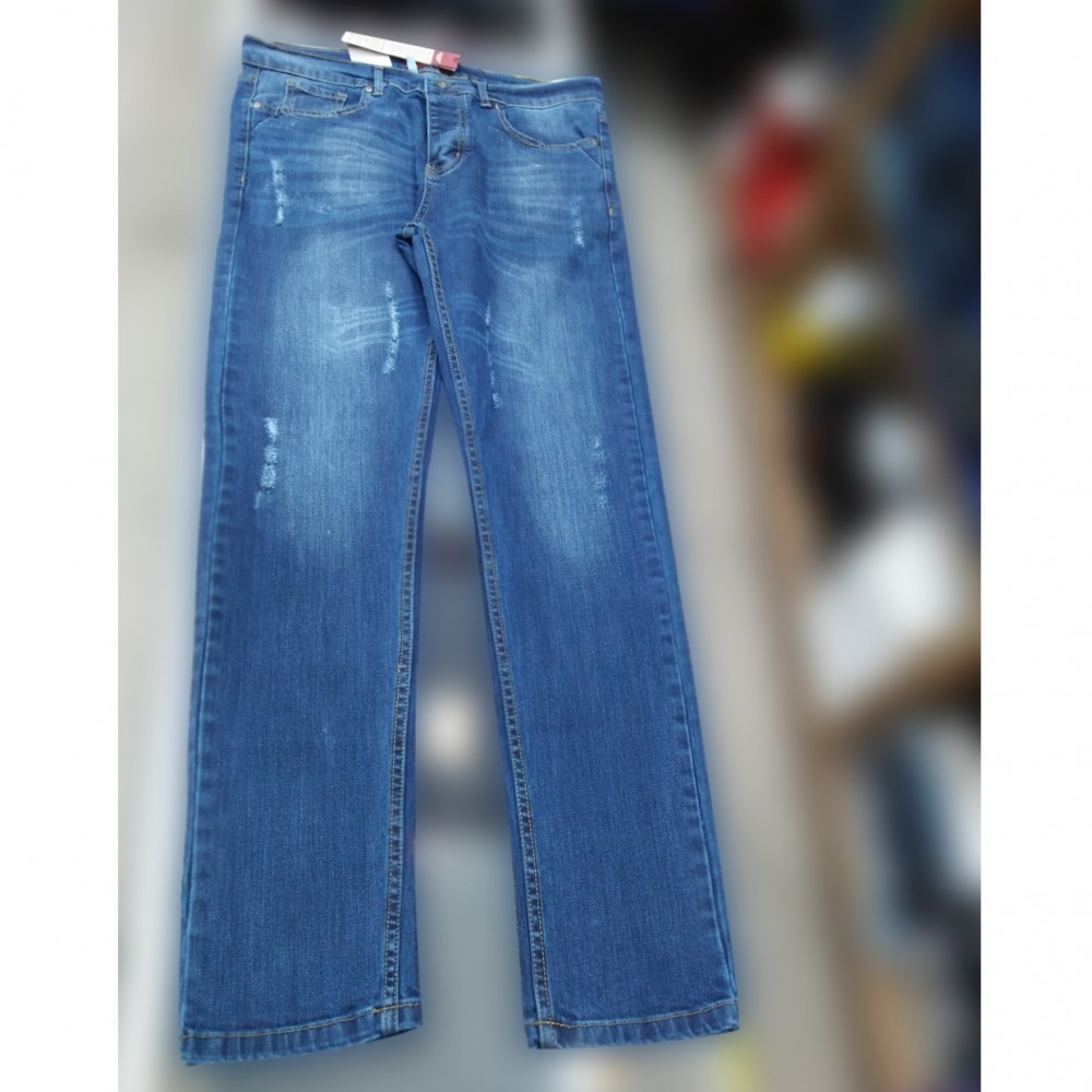 Export Quality Fit Jeans Pant For Men - Blue - 30 to 36