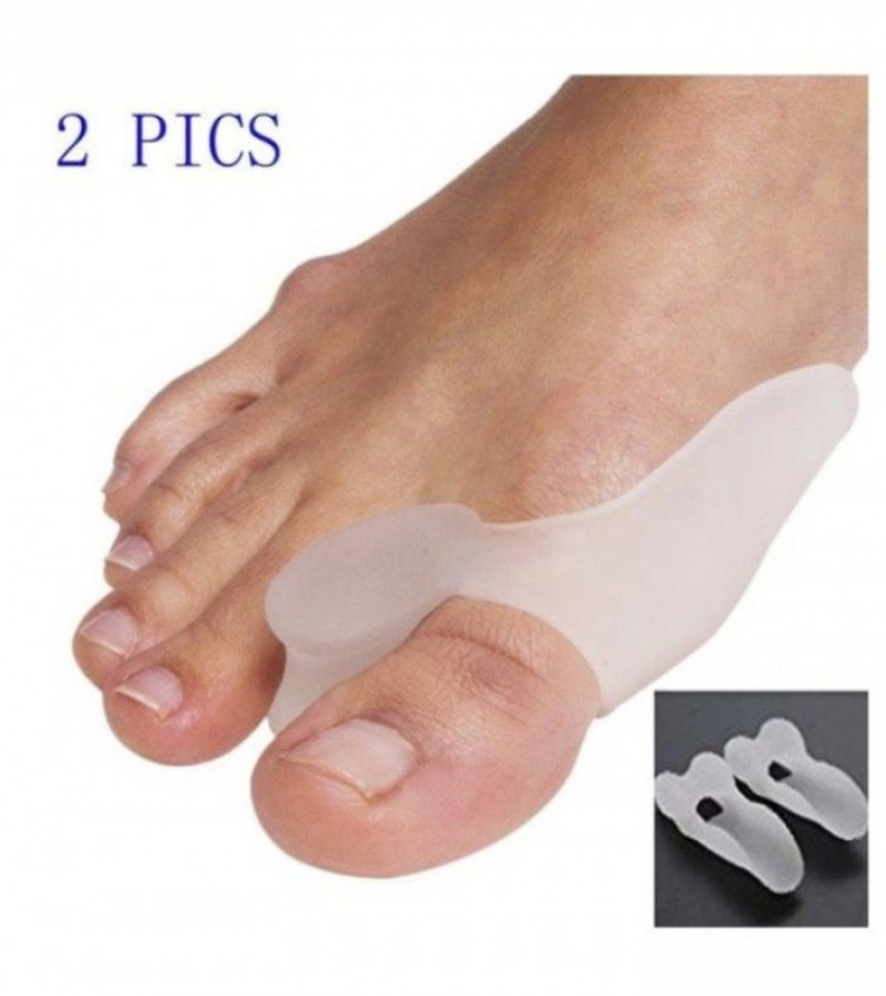 1 Pair Silicone Gel Bunion Protector Toe Straightener