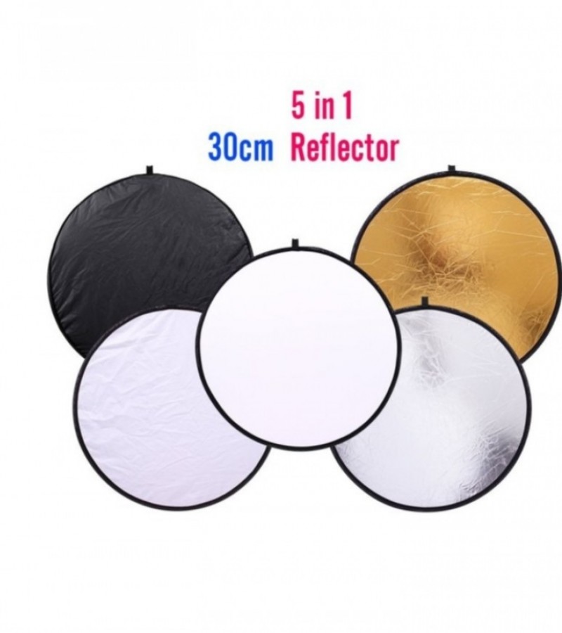 108cm 5-in-1 Collapsible Multi-Disc Light Reflector with Bag