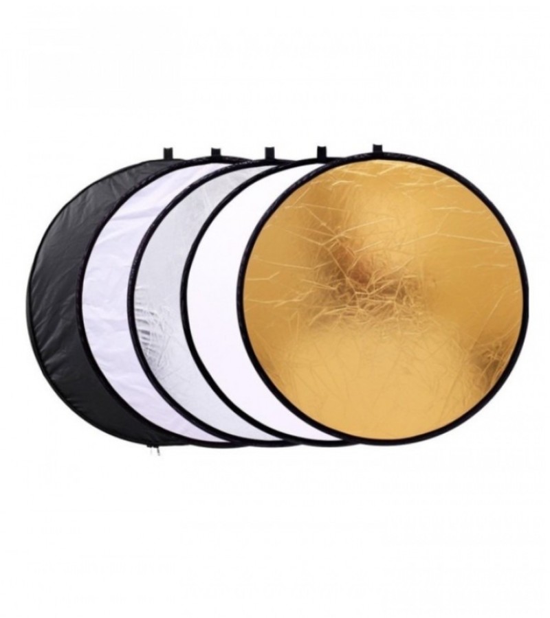 108cm 5-in-1 Collapsible Multi-Disc Light Reflector with Bag