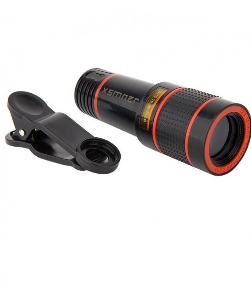 12X Mobile Clip Lens - Black