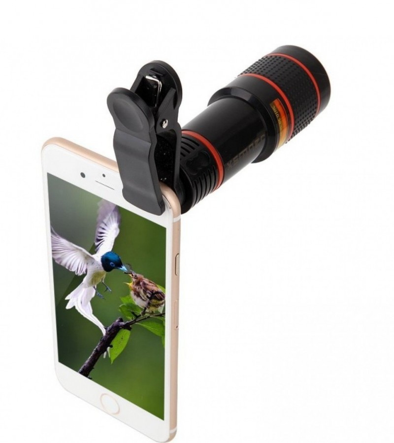 12X Mobile Clip Lens - Black