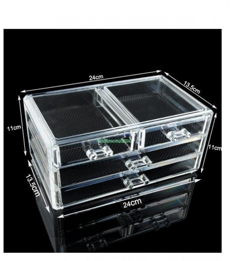 Acrylic Cosmetic Drawer For Make Up Rack & Jewelry Organizer
