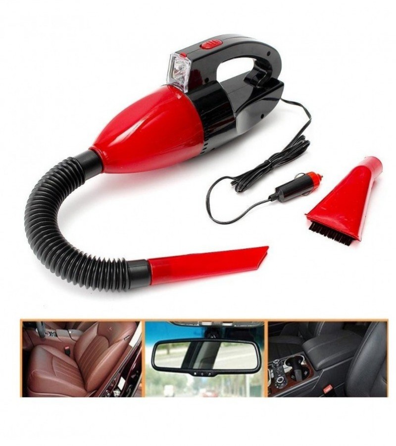 Car Vacuum Cleaner 12V Wired 5M Cable Portable Handheld Mini Suction