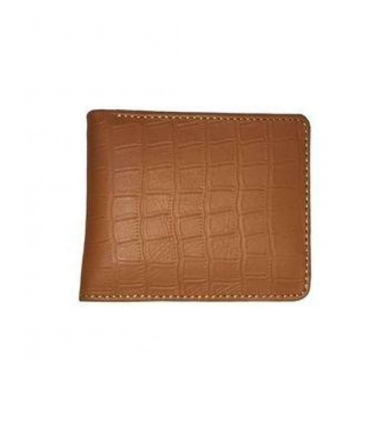 Crocodile Skin Style Cow Leather Wallet For Men