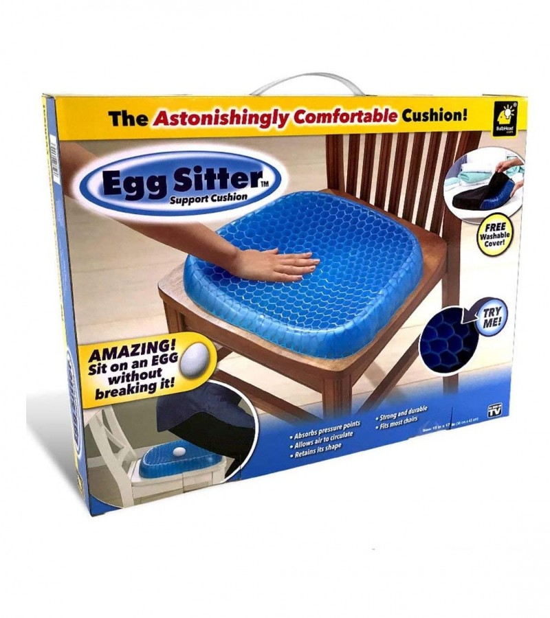 Egg Sitter Seat Cushion with Non-Slip Cover