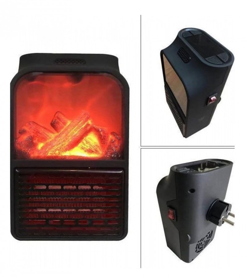 Electric Flame Heater 900 Watt With Remote