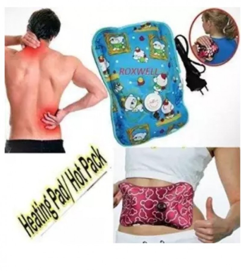 Electric Hot Water Bottle Heat Pad (Heat Bag) For Pain Relief - Multicolour