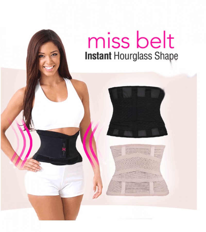 Miss Belt Shaper Slim Strap Modeling Girdle Waist Trainer Belts - Sale  price - Buy online in Pakistan 