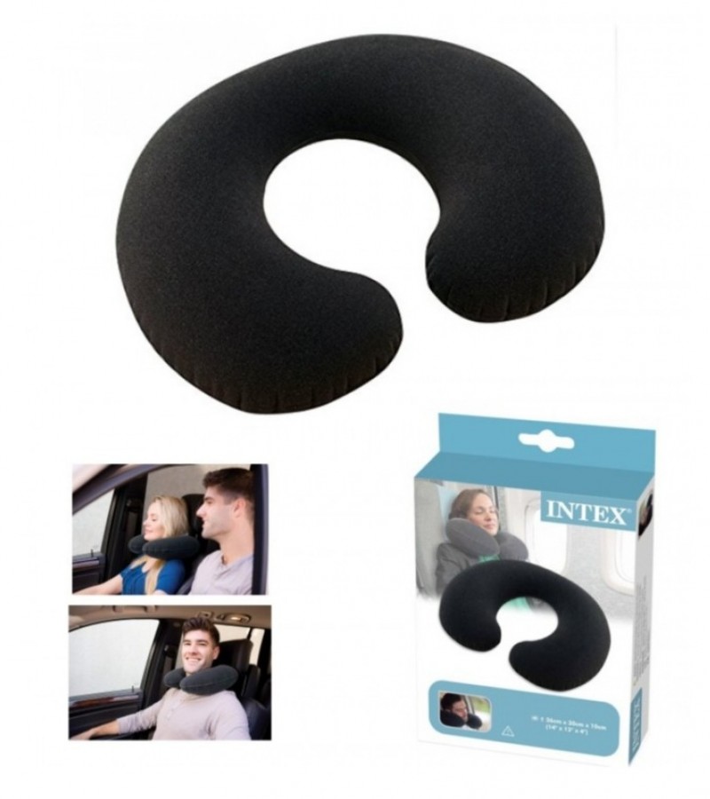 Intex Travel Pillow, Black
