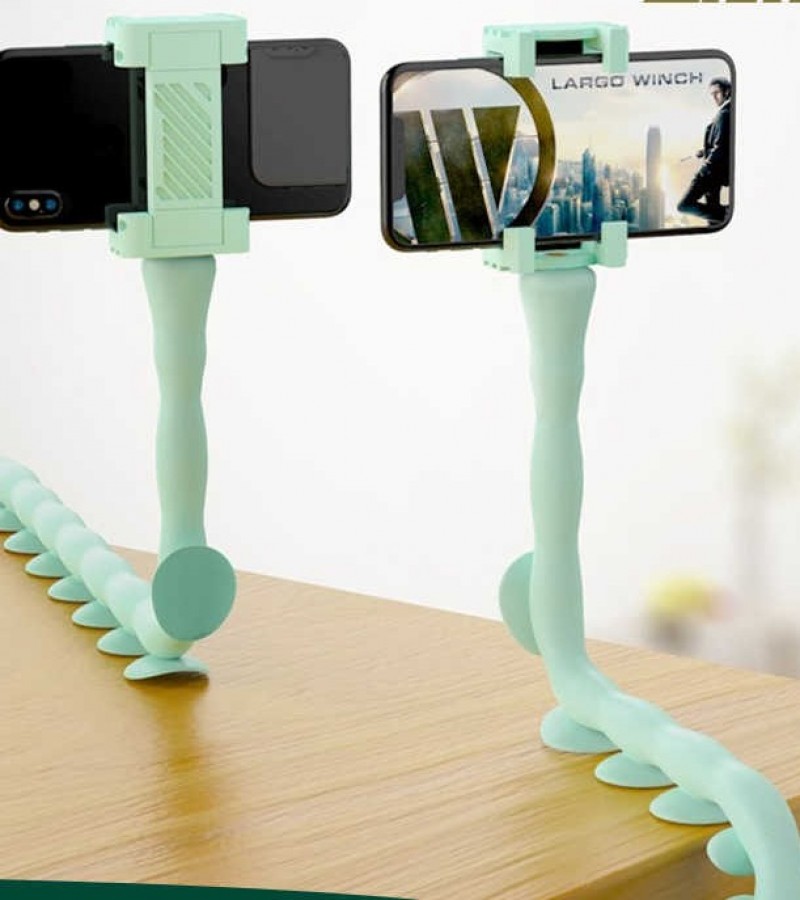 Lazy Phone Holder Stand Caterpillar Suction Cup