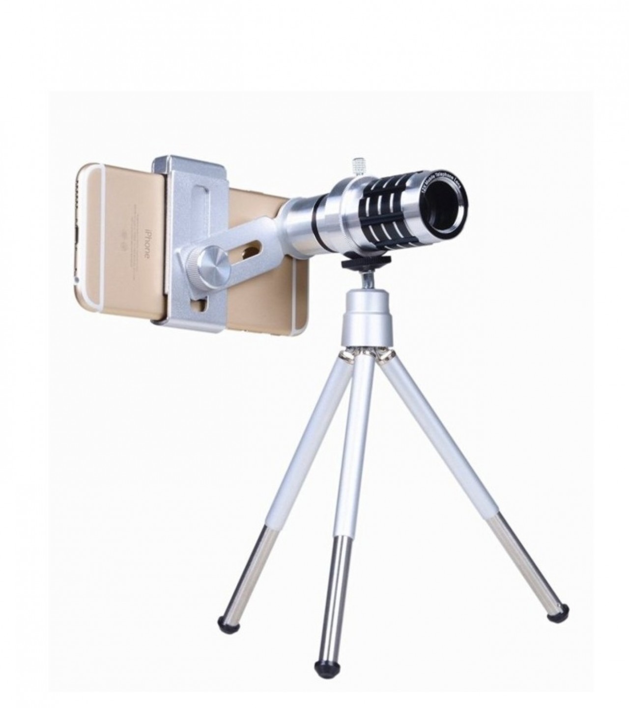 Mobile Phone Tripod with Phone Camera Kit 12x Optical Zoom Universal