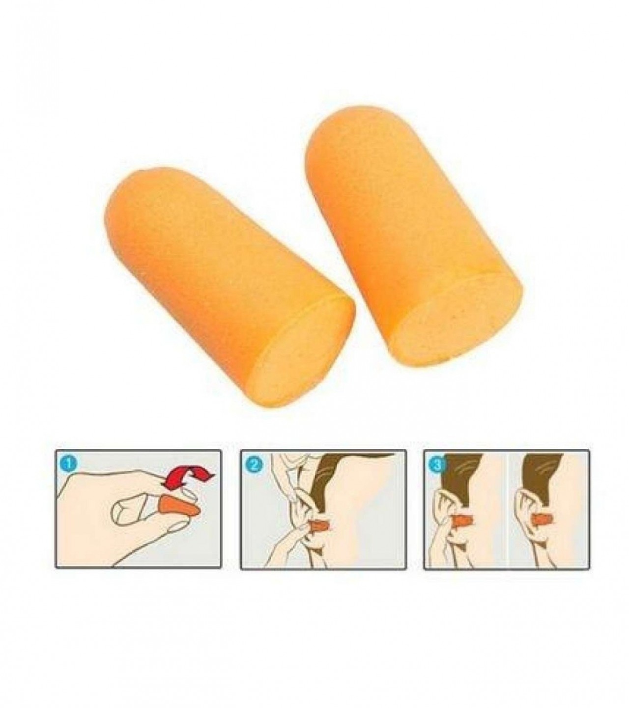 Pair of Noise Prevention Ear Plugs