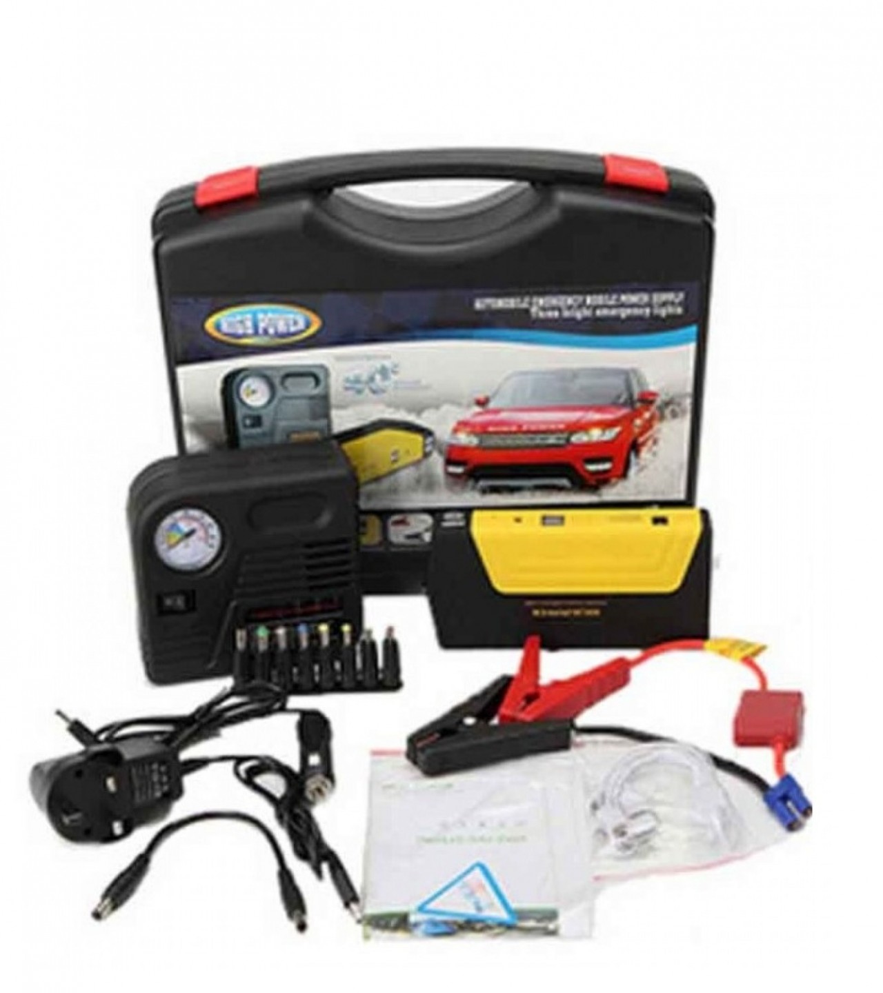 Portable Starter Battery Booster Multifunction Car Jump Starter 12v Laptop Power Bank with Emergency