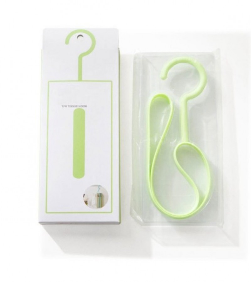 Soft and Durable Plastic TPR Car and Bathroom Use Paper Hanger Holder and Hook