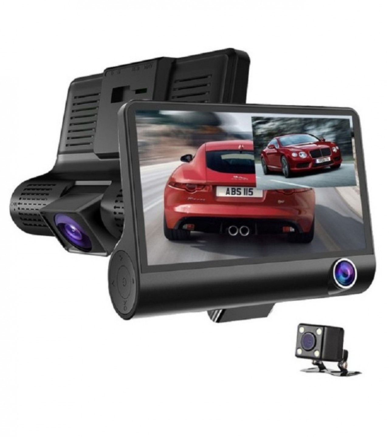 Wdr Dashcam 3 Camera Lens Video Car Dvr Full Hd 1080p - Sale price - Buy  online in Pakistan 