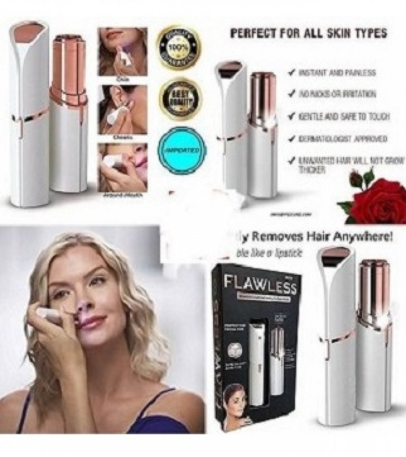 Flawless Women's Painless Face Hair Remover Machine for Upper Lip, Chin-  Battery Charging - Sale price - Buy online in Pakistan 