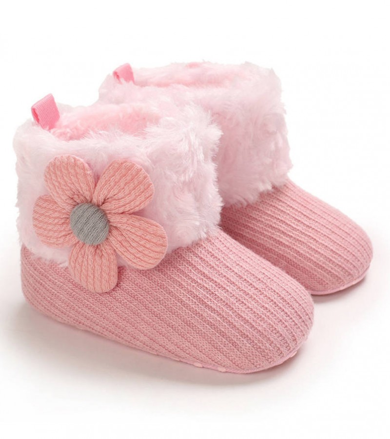 0-18M Baby Shoes Velvet Warm Soft-sole Snow Boots