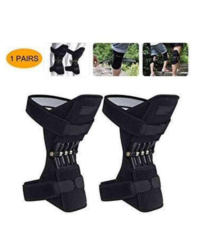 1 Pair Strap Knee Joint Support Kneepad ports Knee Booster Joint Pain Reliever Power Leg