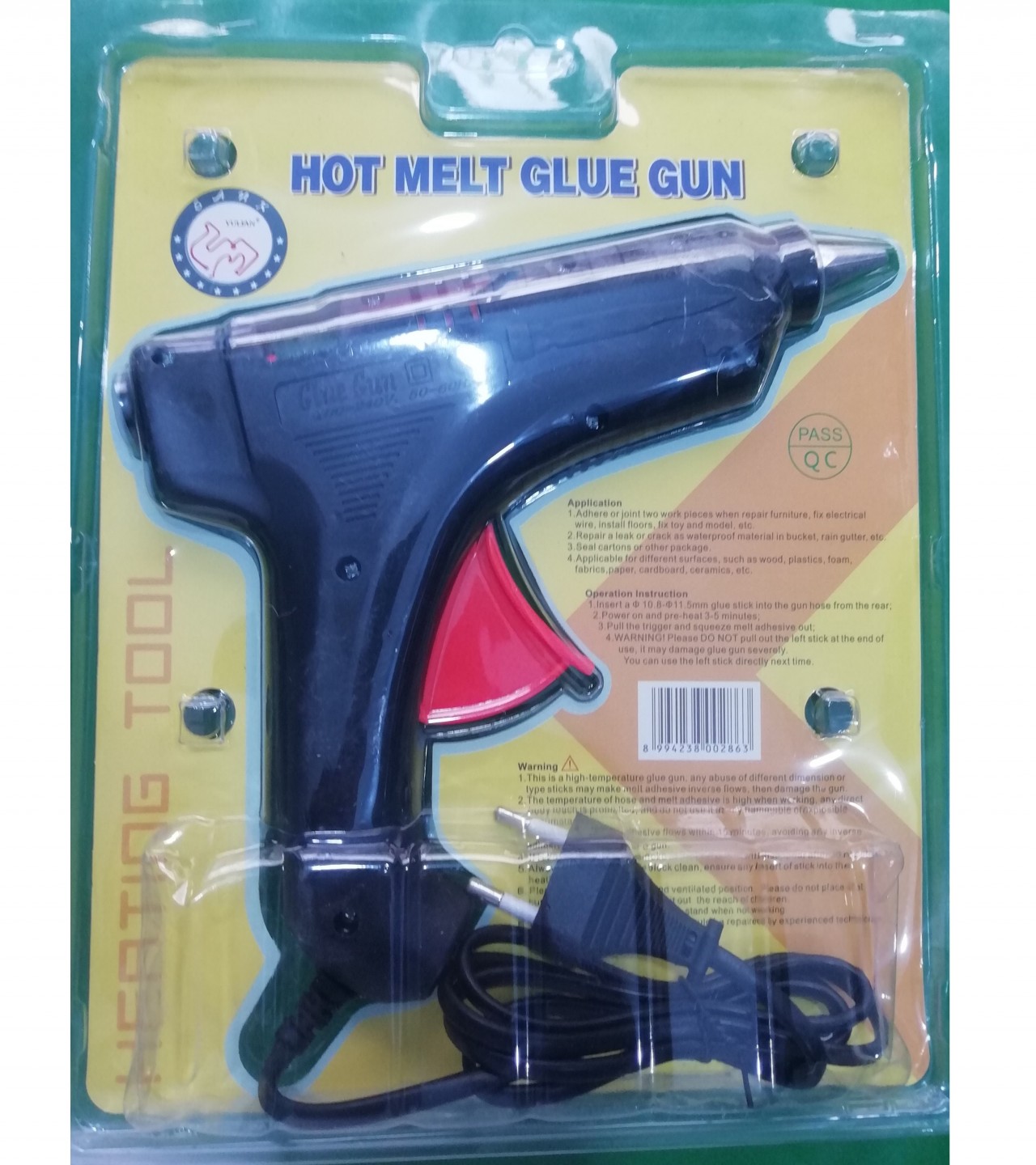 100W Hot Melt Glue Gun Heating Tool DIY Home Tools 100-240(V) plug