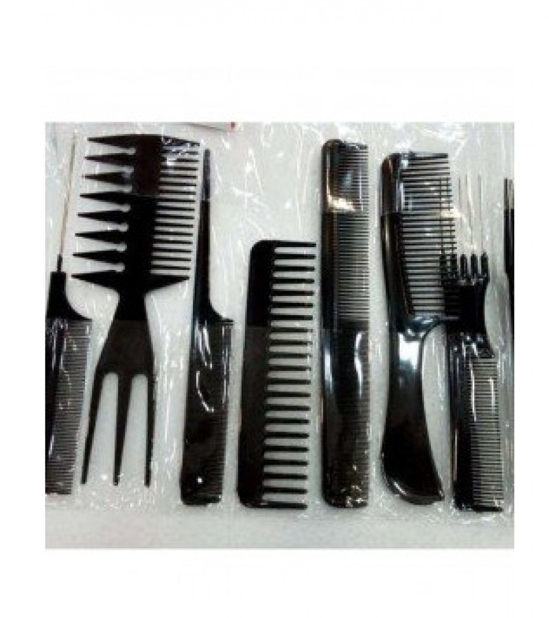 10pcs Set Professional Hair Comb