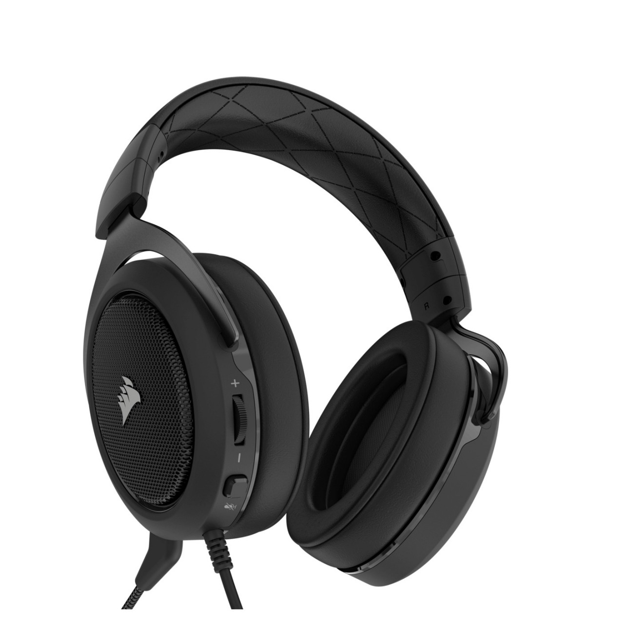 11. Corsair Gaming Headset HS60 SURROUND — Carbon (AP) – Wired – Noise Cancellation Microphone