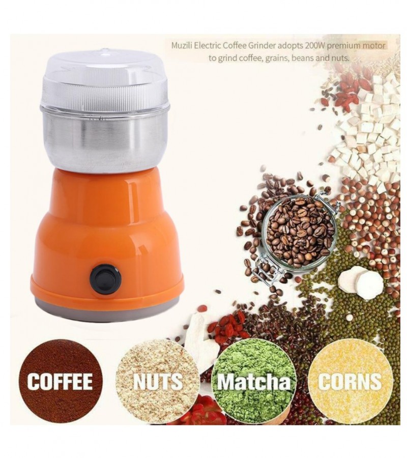 150W Electric Coffee Milling Grinder Grinding Beans Spices Nuts Machine Blade