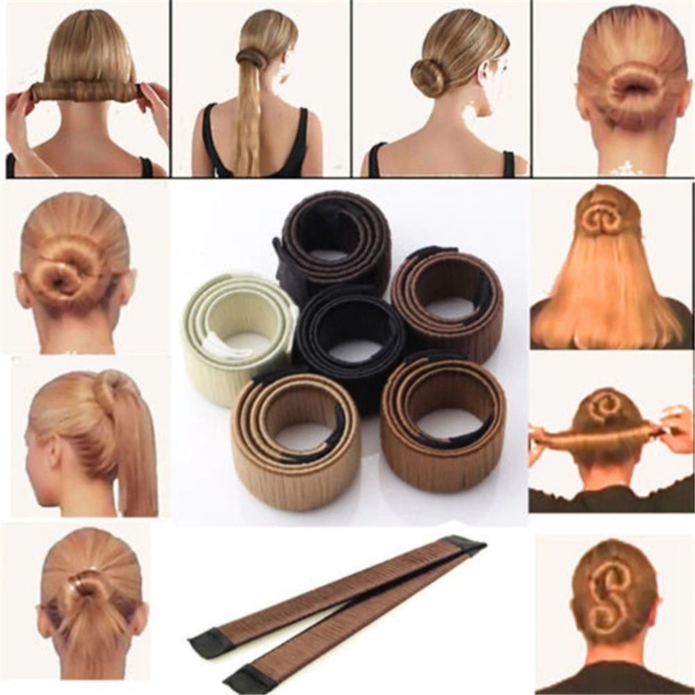 Magic Hair Styling Multi Function Hair Donut Girls Hair Accessories French Twist Magic DIY Tool