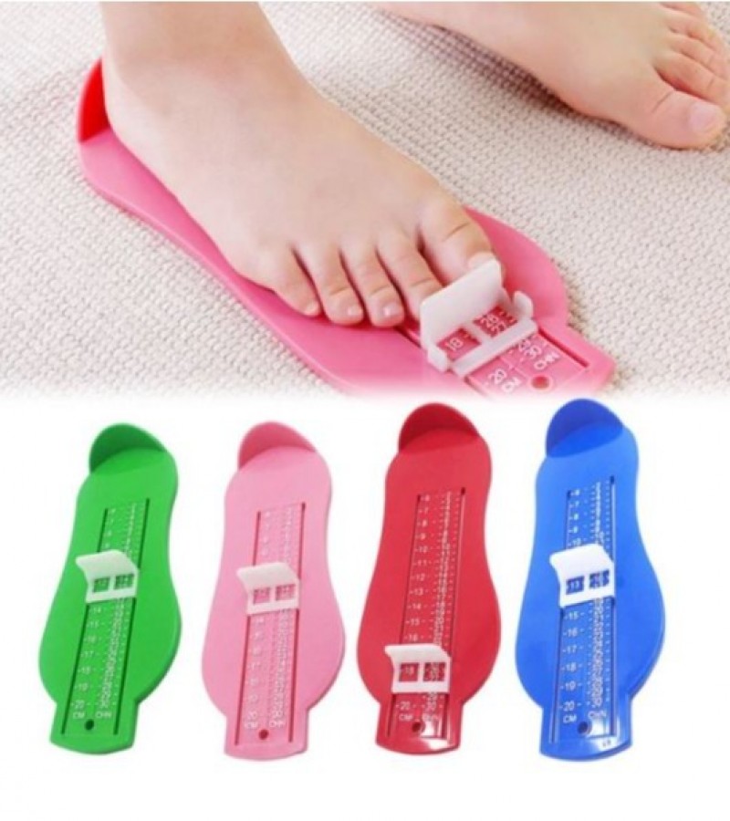 1Pcs Baby Foot Length Measuring Size Scale Ruler For Kids - Multi