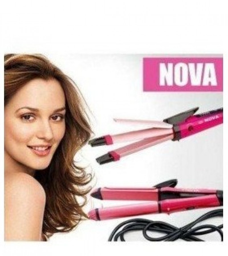 Nova Hair Curler & Straightener - Nhc-2009