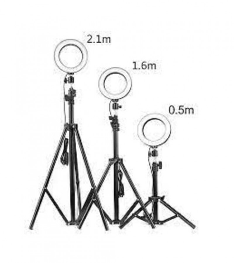 26cm RingLight With 7 Feet Stand And Phone Holder