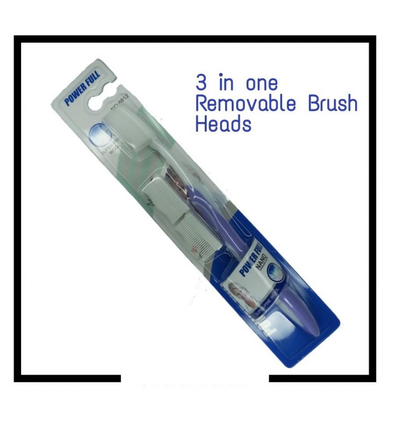 3 in 1 Removable Head Tooth Brush