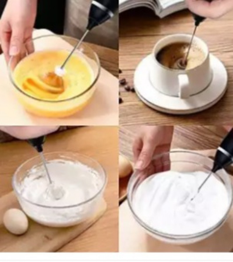 3 Modes USB Speed Adjustable Electric Milk Frother Coffee and Egg Beater