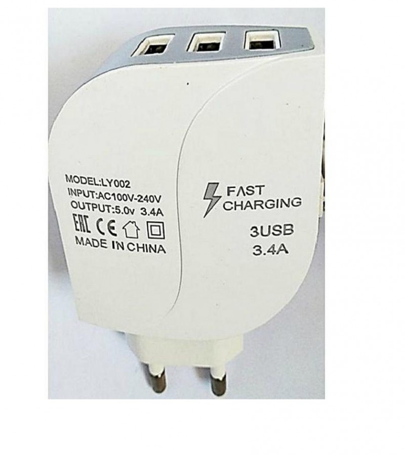 3 USB Port Fast Charger  CH202
