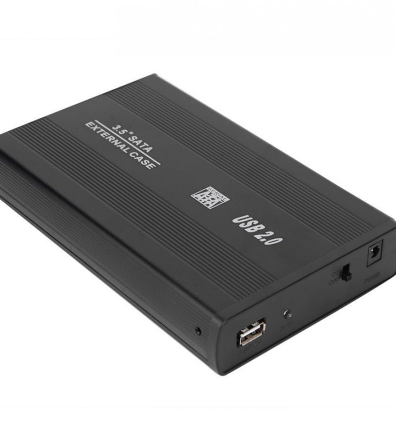 3.5 HDD Case USB 2.0 External Hard Drive SATA Hard Drive 3.5 Inch HDD Case SATA HDD Box Case