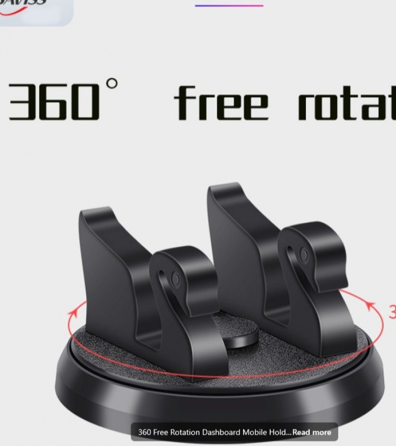 360 Free Rotation Dashboard Mobile Holder