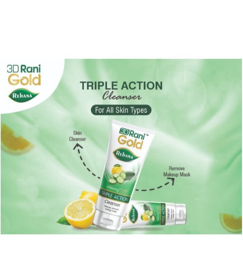 3D Rani Gold Combo/Dry Regimen 6 Piece Kit, Skincare Gift Set