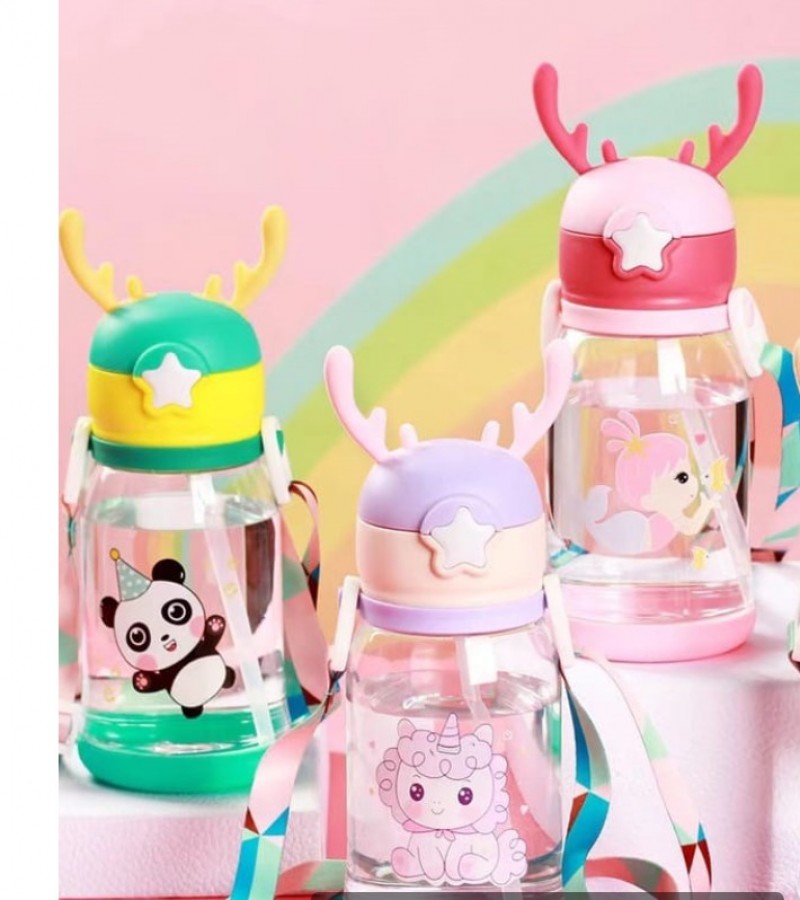 400ml Unicorn Cartoon Water Bottles for Kids - Multi