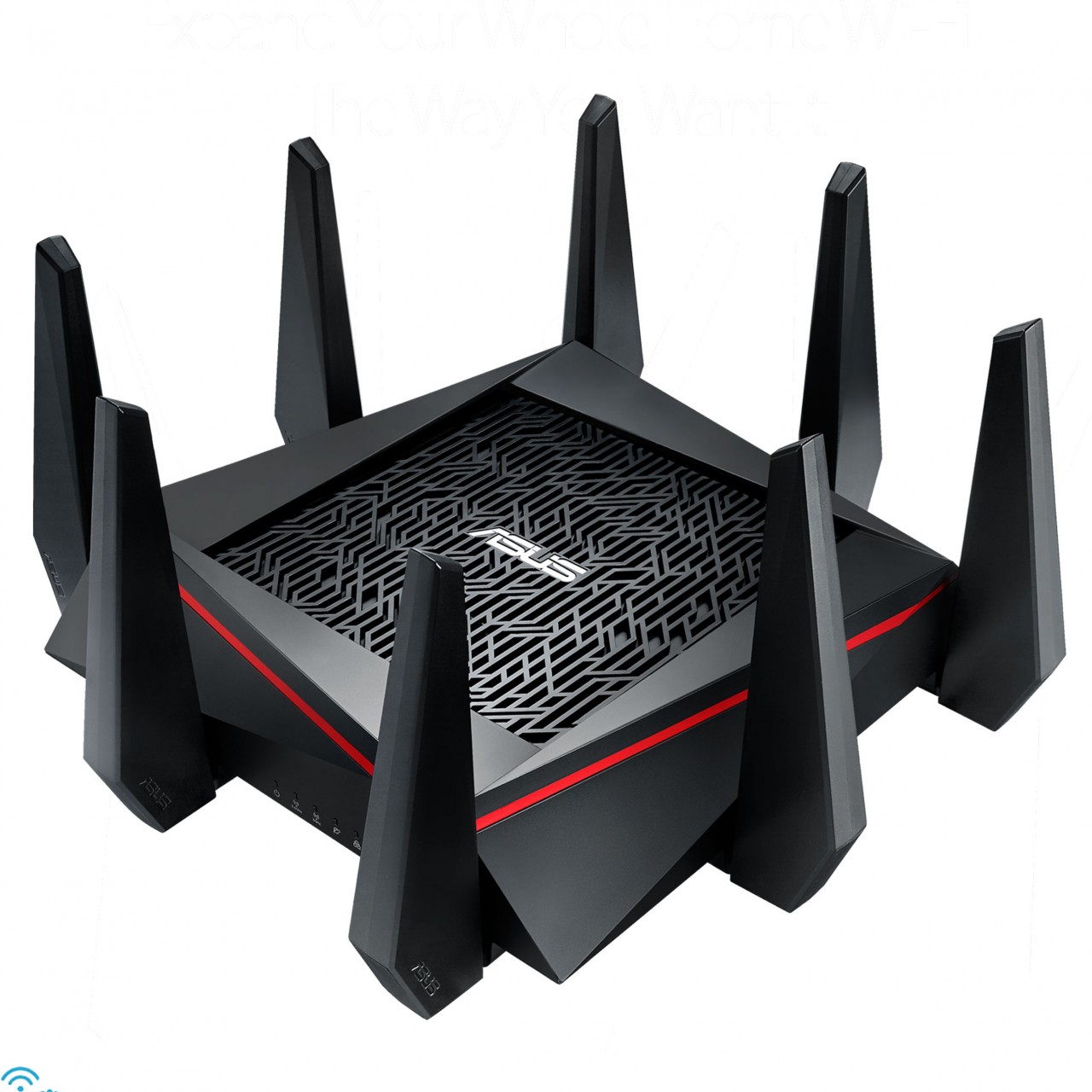 5. ASUS Tri-Band Wireless-AC5300 Gigabit Gaming Router RT-AC5300 – 4x4 Antenna - WTFast Game Acceler