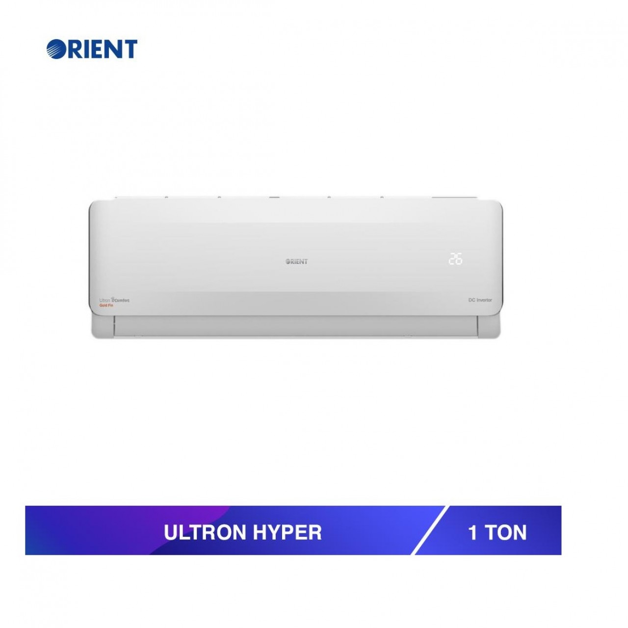 Orient DC Inverter Air Conditioner Ultron 12g hyper – 1 Ton – Online Control – E Comfort Feature