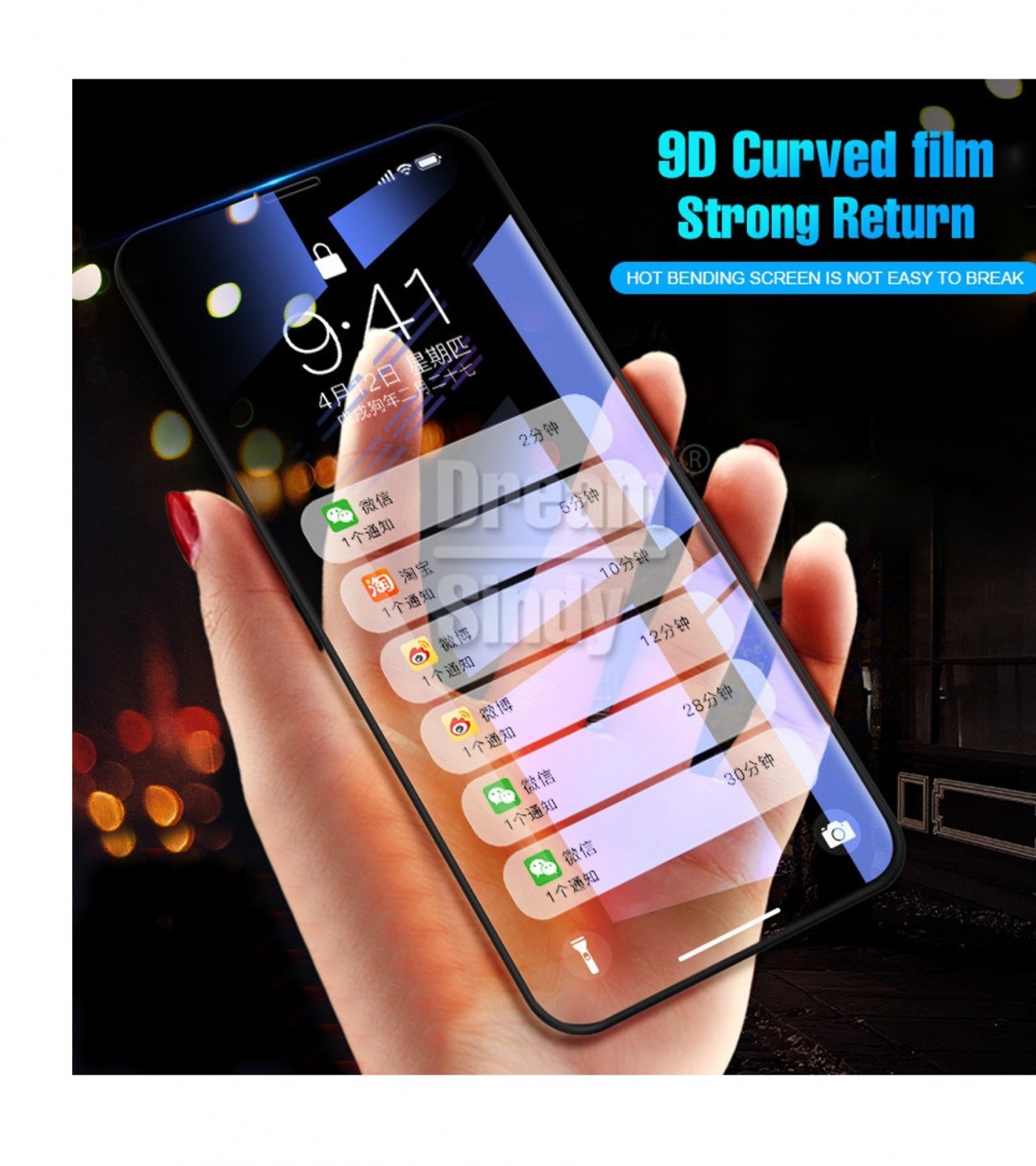 9D For iPhone X Tempered Glass For iphone  P106