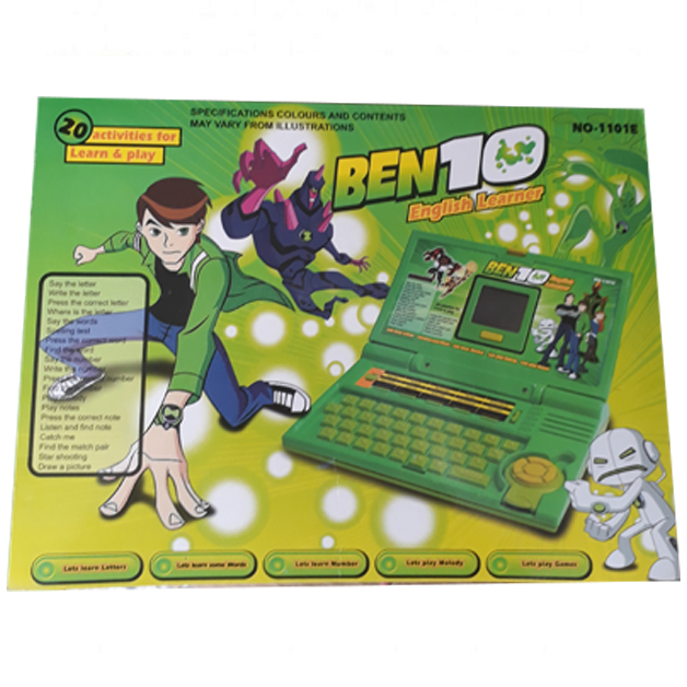 Ben10 English Learner Laptop - 20 activities For Learn & Play